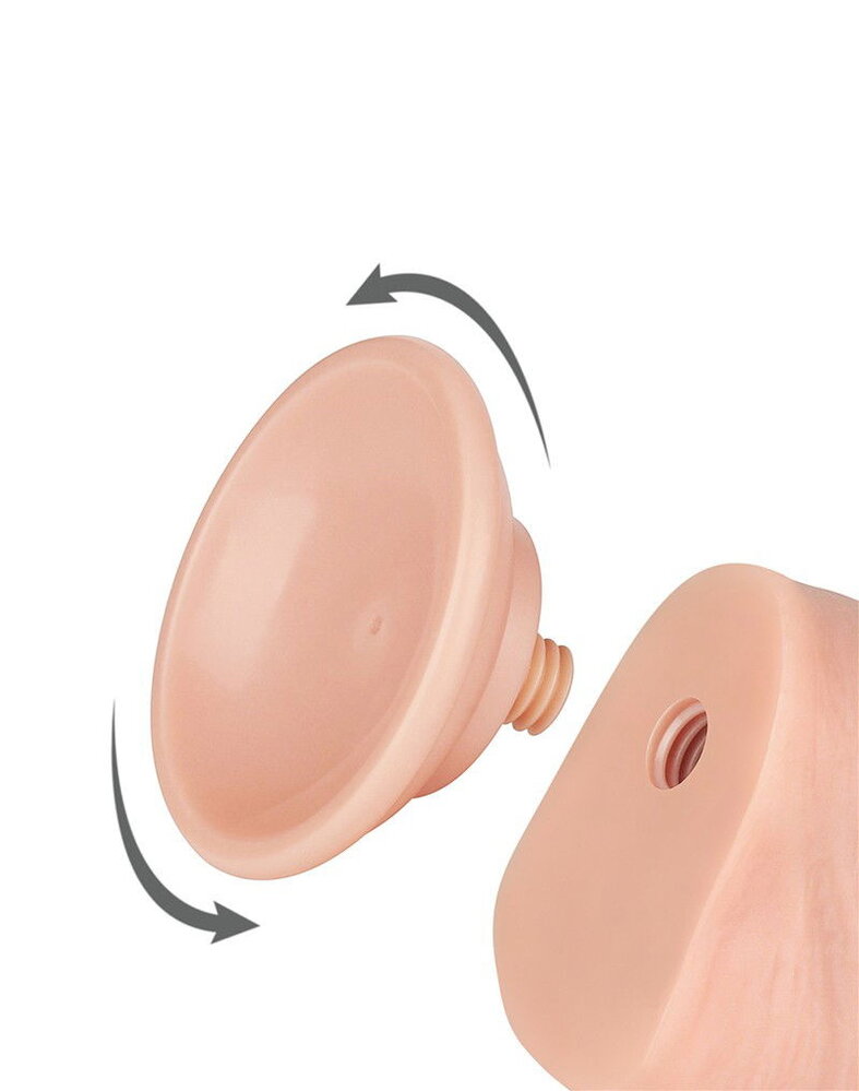 LoveToy Gode coulissant 20,8 cm (Ø 4 cm) - Nude