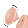 LoveToy LoveToy - Gode coulissant 20,8 cm (Ø 4 cm) - Nude LoveToy LoveToy - Gode coulissant 20,8 cm (Ø 4 cm) - Nude