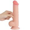 LoveToy Gode coulissant 20,8 cm (Ø 4 cm) - Nude