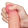 LoveToy Gode coulissant 20,8 cm (Ø 4 cm) - Nude