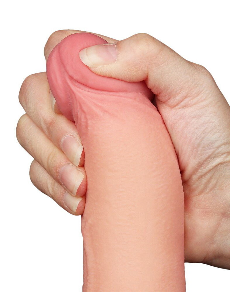 LoveToy Dildo met glijdende huid - Realistische dildo 20 cm Ø 4 cm LoveToy Dildo met glijdende huid - Realistische dildo 20 cm Ø 4 cm