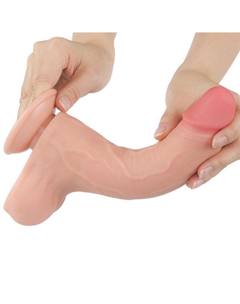 LoveToy Sliding Skin Dildo - Realistischer Dildo 22 cm Ø 4,3 cm LoveToy Sliding Skin Dildo - Realistischer Dildo 22 cm Ø 4,3 cm