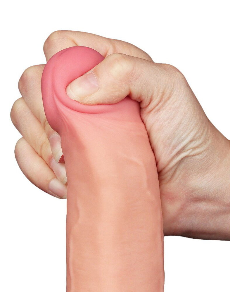 LoveToy Sliding Skin Dildo - Realistischer Dildo 22 cm Ø 4,3 cm LoveToy Sliding Skin Dildo - Realistischer Dildo 22 cm Ø 4,3 cm