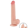 LoveToy Dildo met glijdende huid - Realistische dildo 22 cm Ø 3,7 cm