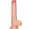 LoveToy Gode coulissant 22 cm (Ø 3,7 cm) - Nude
