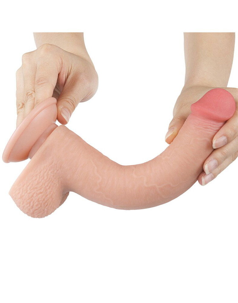 LoveToy Sliding Skin Dildo - Realistischer Dildo 22 cm Ø 3,7 cm