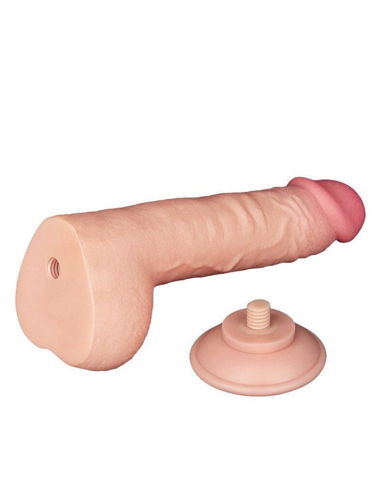 LoveToy Gode coulissant 24 cm (Ø 4,3 cm) - Nude