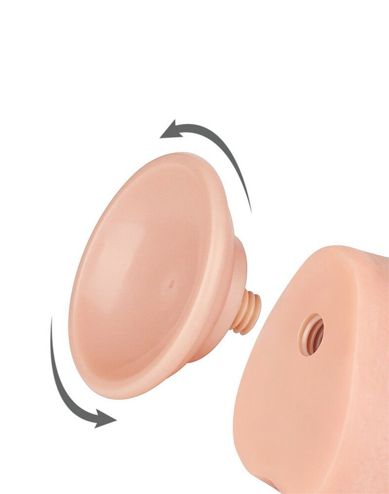 LoveToy Sliding Skin Dildo - Realistischer Dildo 24 cm Ø 4,3 cm