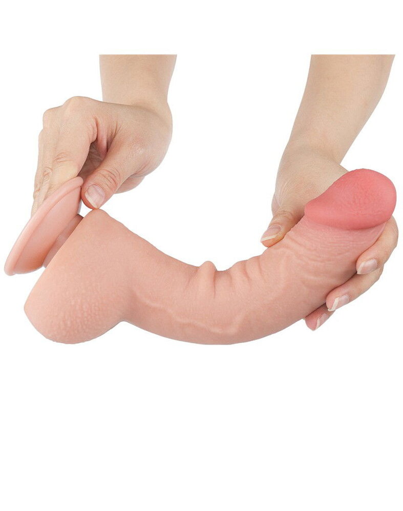 LoveToy Gode coulissant 24 cm (Ø 4,3 cm) - Nude