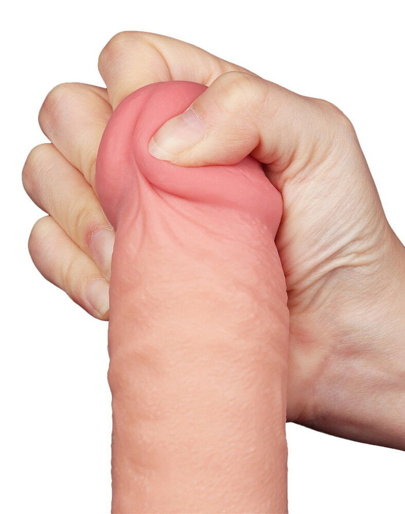 LoveToy Gode coulissant 24 cm (Ø 4,3 cm) - Nude