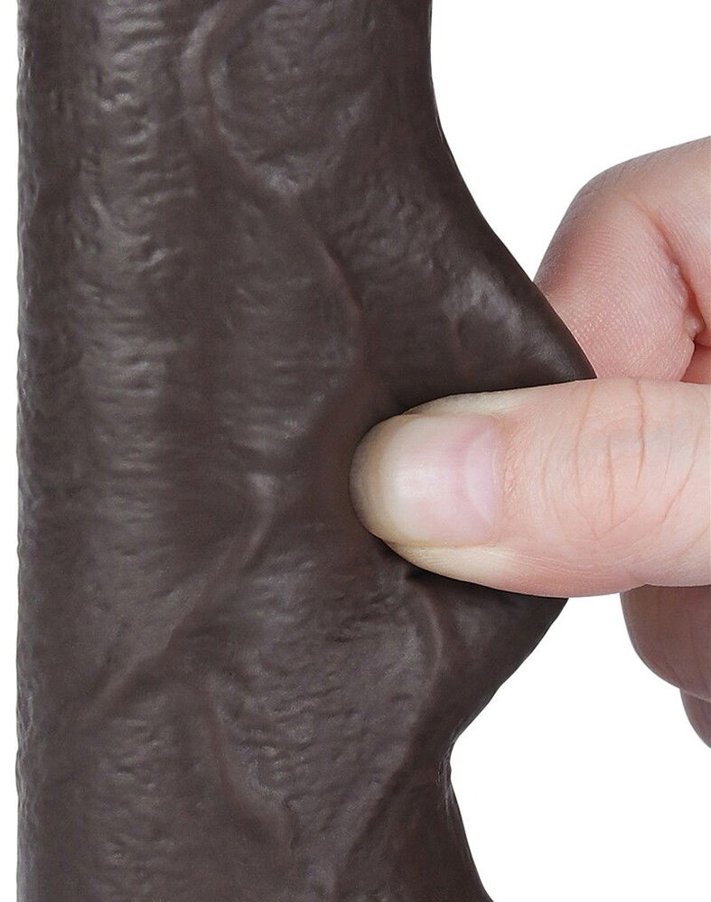 LoveToy Gode coulissant 18,3 cm (Ø 3,5 cm) - Noir