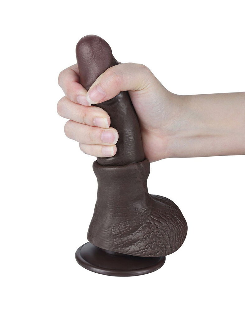 LoveToy Gode coulissant 19,5 cm (Ø 3,5 cm) - Noir
