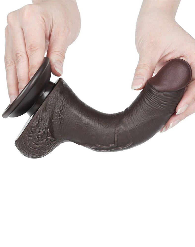 LoveToy Dildo met glijdende huid - Realistische dildo 19,5 cm Ø 3,5 cm