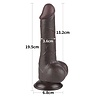 LoveToy Sliding Skin Dildo - Realistischer Dildo 19,5 cm Ø 3,6 cm