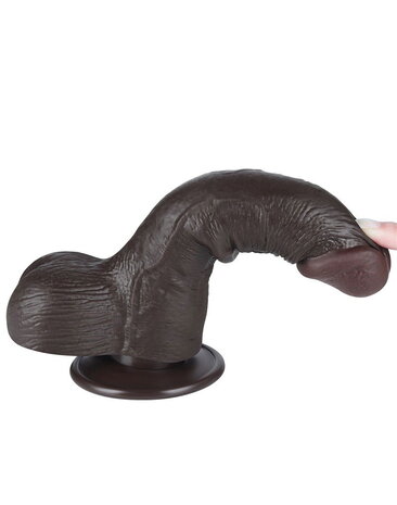 LoveToy Gode coulissant 19,5 cm (Ø 3,7 cm) - Noir