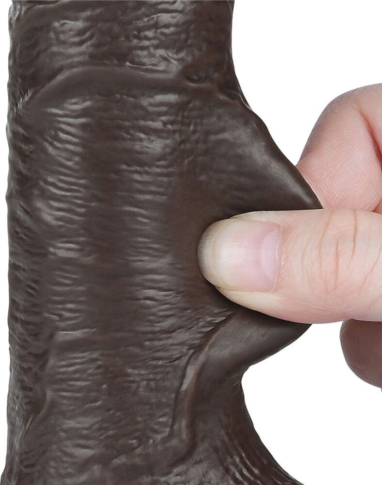 LoveToy Gode coulissant 19,5 cm (Ø 3,7 cm) - Noir