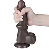 LoveToy LoveToy - Sliding Skin Dildo 20 cm (Ø 3.9 cm) - Black LoveToy LoveToy - Sliding Skin Dildo 20 cm (Ø 3.9 cm) - Black