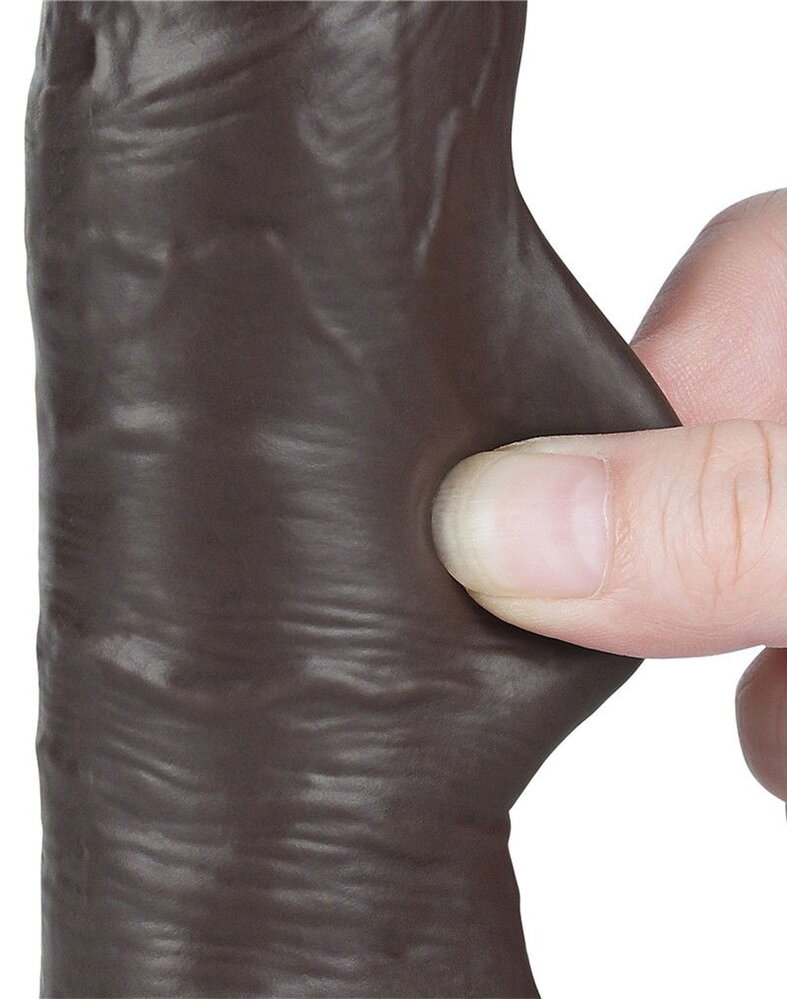 LoveToy Gode coulissant 20 cm (Ø 3,9 cm) - Noir