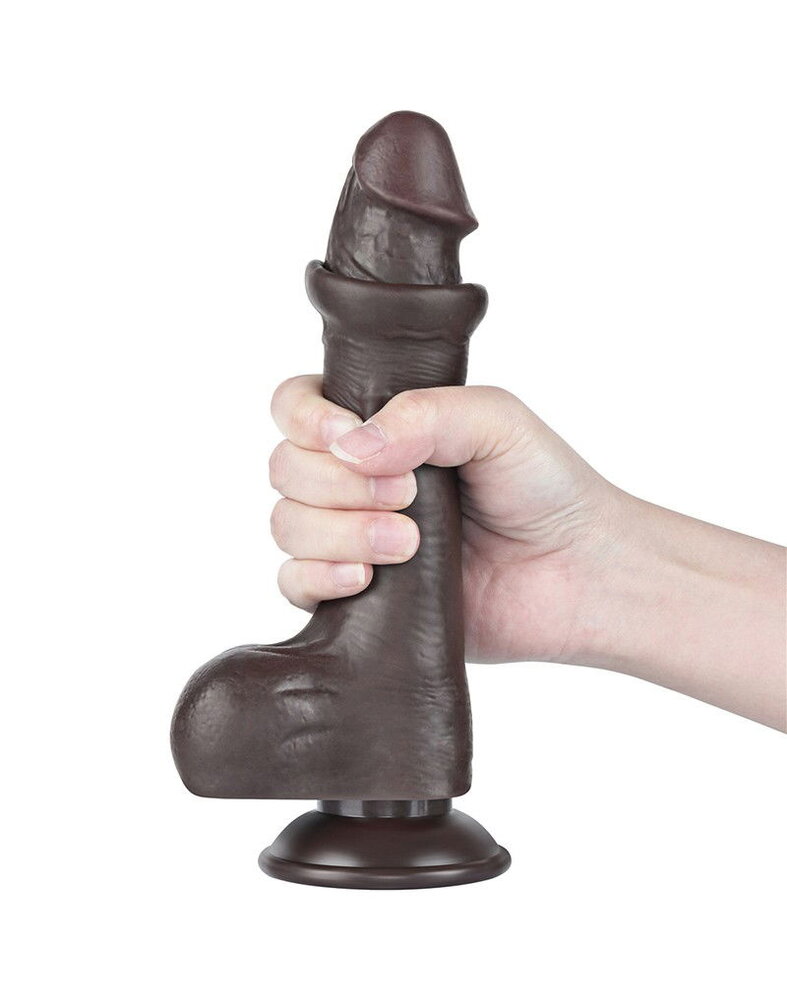 LoveToy Gode coulissant 20 cm (Ø 3,9 cm) - Noir