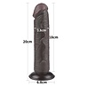 LoveToy LoveToy - Sliding Skin Dildo 20 cm (Ø 3.8 cm) - Black LoveToy LoveToy - Sliding Skin Dildo 20 cm (Ø 3.8 cm) - Black
