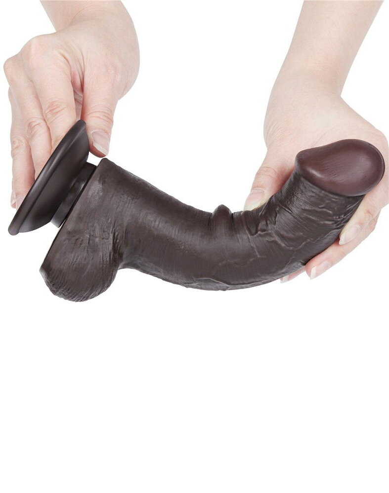 LoveToy Sliding Skin Dildo - Realistischer Dildo 20,8 cm Ø 4 cm