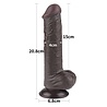 LoveToy Gode coulissant 20,8 cm (Ø 4 cm) - Noir