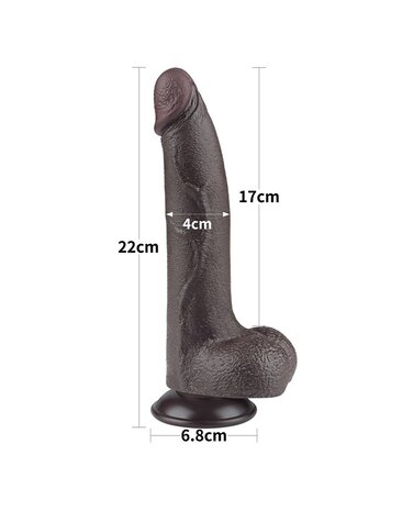 LoveToy Dildo met glijdende huid - Realistische dildo 20 cm Ø 4 cm LoveToy Dildo met glijdende huid - Realistische dildo 20 cm Ø 4 cm