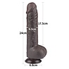 LoveToy Dildo met glijdende huid - Realistische dildo 24 cm Ø 4,3 cm LoveToy Dildo met glijdende huid - Realistische dildo 24 cm Ø 4,3 cm