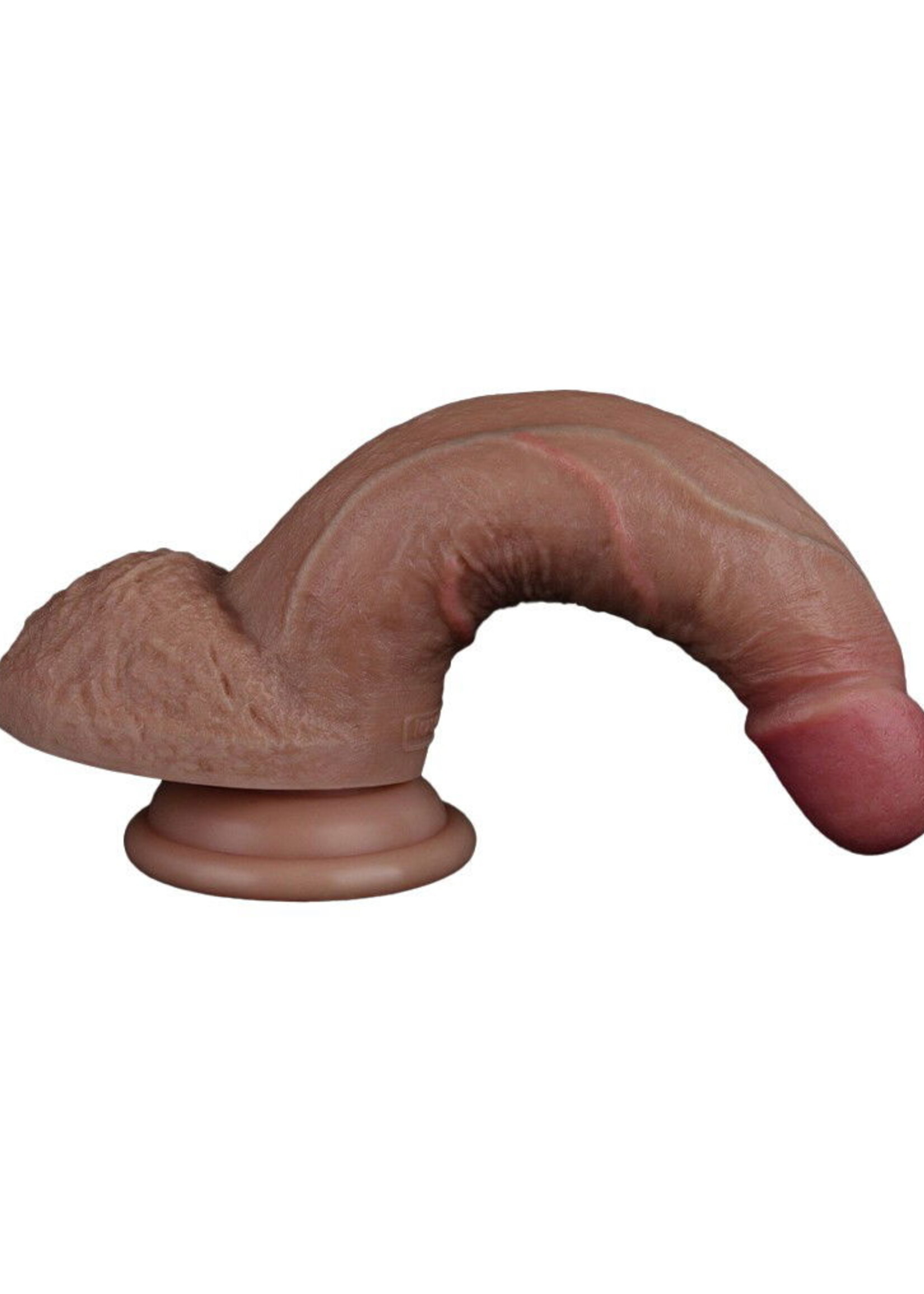 LoveToy Siliconen dildo - 18,5 cm Ø 3,7 cm
