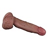 LoveToy LoveToy - Gode double couche en silicone 18,5 cm (Ø 3,7 cm) - Marron LoveToy LoveToy - Gode double couche en silicone 18,5 cm (Ø 3,7 cm) - Marron
