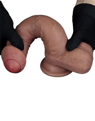 LoveToy Siliconen dildo - 20,5 cm Ø 4 cm