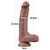 LoveToy Siliconen dildo - 21,5 cm Ø 4,2 cm
