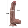 LoveToy Siliconen dildo - 22 cm Ø 4,2 cm
