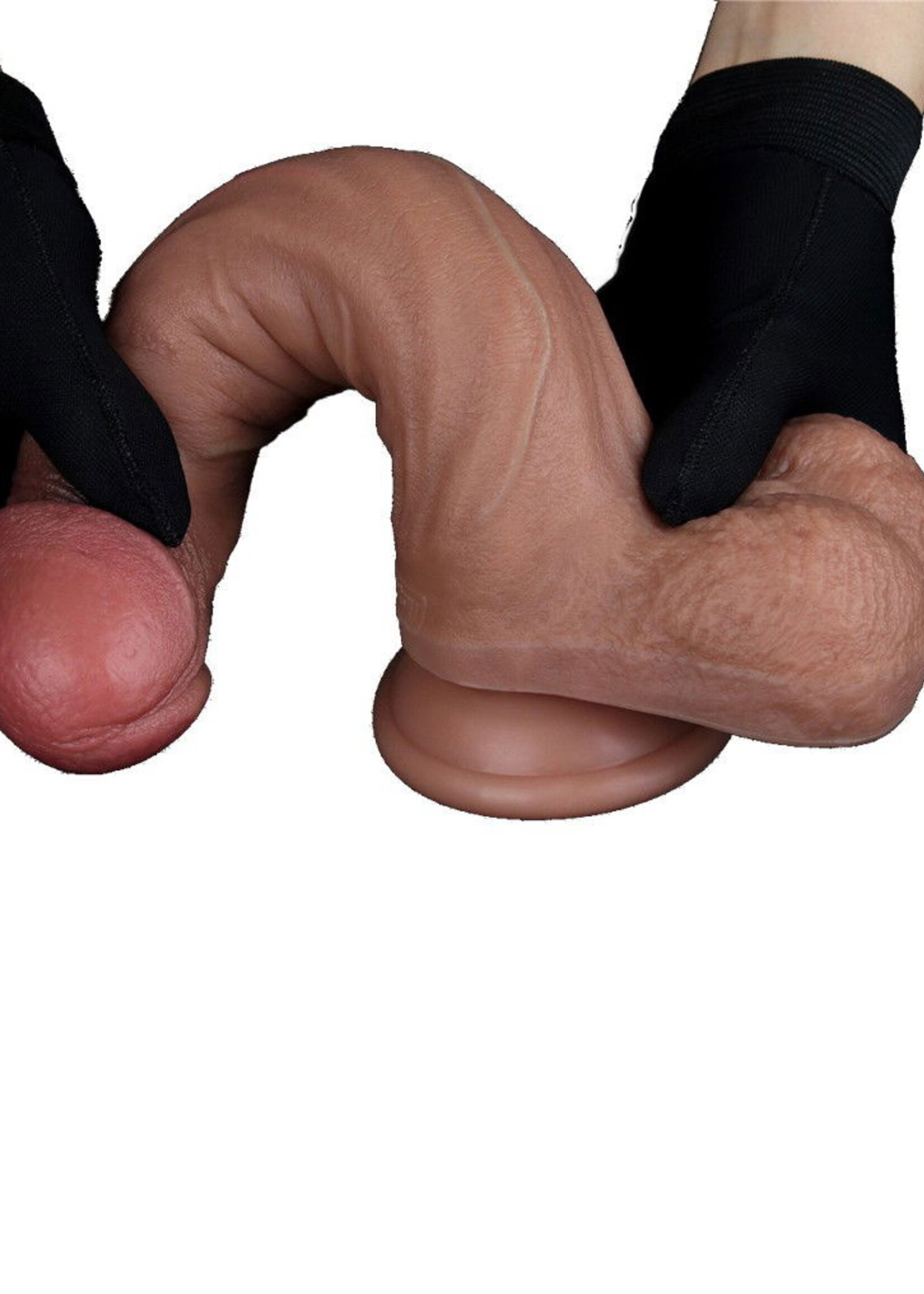 LoveToy Siliconen dildo - 22,5 cm Ø 4,2 cm