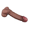 LoveToy LoveToy - Dual Layered Silicone Dildo 22.5 cm (Ø 4.2 cm) - Brown LoveToy LoveToy - Dual Layered Silicone Dildo 22.5 cm (Ø 4.2 cm) - Brown