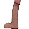 LoveToy LoveToy - Dual Layered Silicone Dildo 22.5 cm (Ø 4.2 cm) - Brown LoveToy LoveToy - Dual Layered Silicone Dildo 22.5 cm (Ø 4.2 cm) - Brown