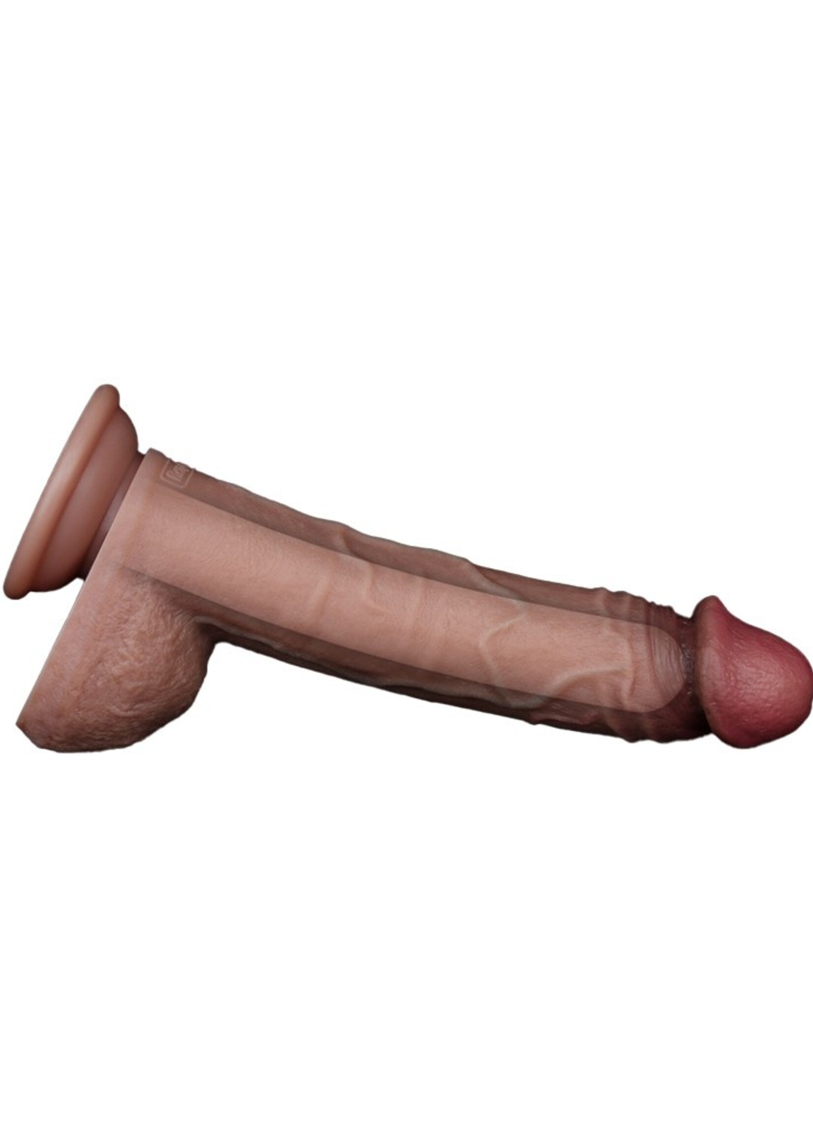 LoveToy Siliconen dildo - 23,5 cm Ø 4,3 cm
