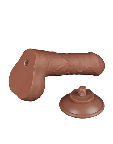 LoveToy Gode coulissant 18,3 cm (Ø 3,5 cm) - Marron