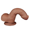 LoveToy Gode coulissant 18,3 cm (Ø 3,5 cm) - Marron