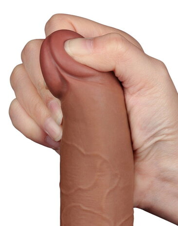 LoveToy Sliding Skin Dildo - Realistischer Dildo 19,5 cm Ø 3,6 cm
