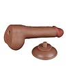 LoveToy Gode coulissant 19,5 cm (Ø 3,6 cm) - Marron