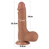 LoveToy Dildo met glijdende huid - Realistische dildo 19,5 cm Ø 3,7 cm LoveToy Dildo met glijdende huid - Realistische dildo 19,5 cm Ø 3,7 cm