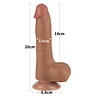 LoveToy Sliding Skin Dildo - Realistischer Dildo 20 cm Ø 3,9 cm