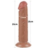 LoveToy Dildo met glijdende huid - Realistische dildo 20 cm Ø 3,8 cm LoveToy Dildo met glijdende huid - Realistische dildo 20 cm Ø 3,8 cm