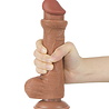 LoveToy Gode coulissant 20,8 cm (Ø 4 cm) - Marron