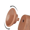 LoveToy Gode coulissant 20,8 cm (Ø 4 cm) - Marron