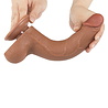 LoveToy Dildo met glijdende huid - Realistische dildo 20 cm Ø 4 cm