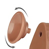 LoveToy LoveToy - Sliding Skin Dildo 20 cm (Ø 4 cm) - Brown LoveToy LoveToy - Sliding Skin Dildo 20 cm (Ø 4 cm) - Brown
