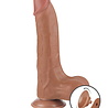 LoveToy LoveToy - Sliding Skin Dildo 22 cm (Ø 4.3 cm) - Brown LoveToy LoveToy - Sliding Skin Dildo 22 cm (Ø 4.3 cm) - Brown