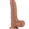 LoveToy LoveToy - Sliding Skin Dildo 22 cm (Ø 4.3 cm) - Brown LoveToy LoveToy - Sliding Skin Dildo 22 cm (Ø 4.3 cm) - Brown
